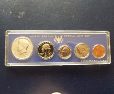 US 1967 Silver coin Proof set."Special mint Set".Gem BU in case.
