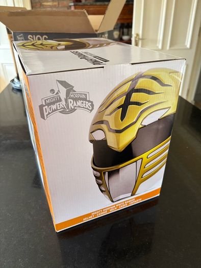 Power Rangers - White Ranger Helmet - sealed