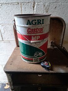 Vintage 5litre Castrol Oil Drum