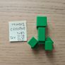 lego min012 creeper, set minecraft 21184, 21147, 21135, 21161 Image 2