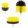 3Pcs/Set Electric Scrubber Brush Drill Brush Kit Plastic Round Cleaning Brush For Carpet Glass Car Tires Nylon Brushes 2/3.5/4'' Image 7