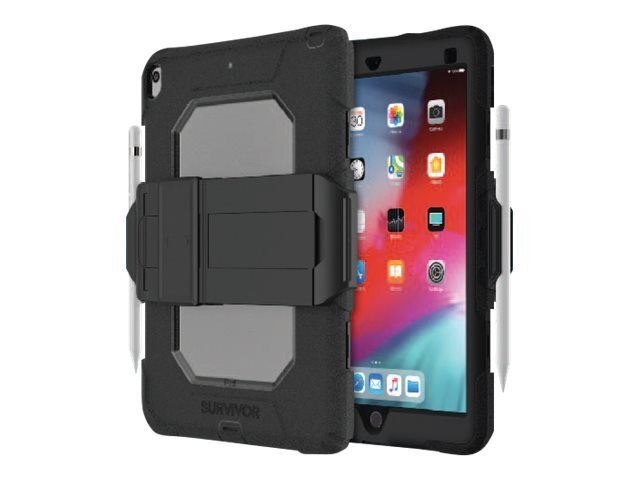 Griffin Technology Survivor All-Terrain Rugged Case for iPad 10.2 Gen 7 and 8 (Black)