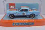 Scalextric C4570 Shelby GT350 Gulf Edition Slot Car  (touring classic muscle)