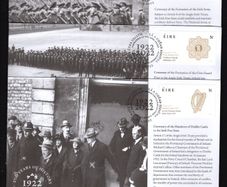 2022 Ireland 100 Years of History Commemorative Stamp An Post First Day Covers (3) (FDC)