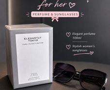 Zara Elegantly Tokyo Eau de Parfum  100ml  Stylish women's black fashion sunglasses