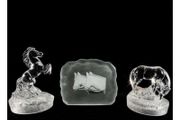 Vintage Crystal equestrian set