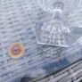 George III c1805 Sunderland Bridge rummer glass with lemon squeeze base Image 9
