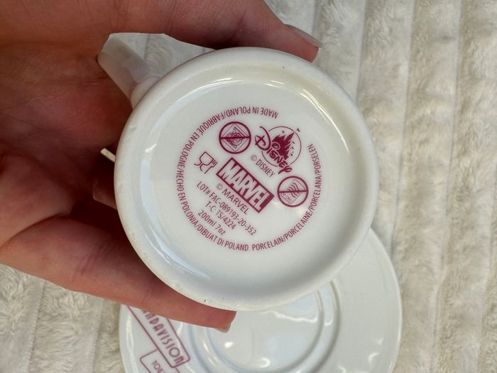 Disney Store WandaVision Teacup and Saucer Set new Damaged Box Please see photos