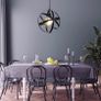 Black Industrial Ceiling Lights | Ceiling Light | Ceiling Light Fitting Round Pendant Lighting Ceiling | Retro Chandeliers Ceiling Light E27 Bulb For Living Room Hallway Kitchen Bedroom Lighting (FREE POSTAGE) Image 6