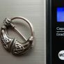 Vintage 925 Sterling Silver Celtic design  brooch Image 10