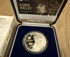 Ireland 2020 Silver Proof Luke Kelly Euro Coin In Original Box