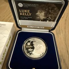 Ireland 2020 Silver Proof Luke Kelly Euro Coin In Original Box
