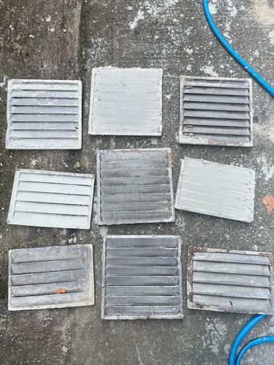 Aluminium vents