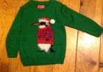 Age 3-4 Christmas Penguin Jumper
