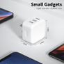 USB Plug, Multi USB Charger 5V 3A for iPhone X XR XS 8 7 6 6S Plus 5 5S 5C SE 14/14 Plus/14 Pro Max 13 12 11, Pad, UK Multiple Wall Charging Adapter Multiport Mains Power Adaptor Image 7