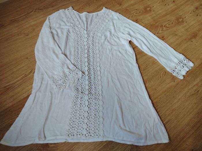 White Beachwear Dress Size 12-14