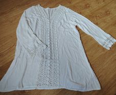 White Beachwear Dress Size 12-14