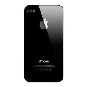 Black iphone 4 / iphone 4S hard Logo Case + Free screen protector