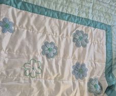 Double bed throw and matching Double duvet cover