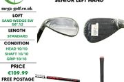 New Wilson Infinite Wedge Sw 56 Degree.12 / Kbs Max Graphite Iron 55 Senior / Left Hand