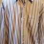 XL Blue Striped Shirt Image 3