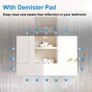 500x700 Illuminated Bathroom Wall Mirrors with Demister Pad,LED Lights,IP44,Touch Sensor (FREE POSTAGE) Image 4