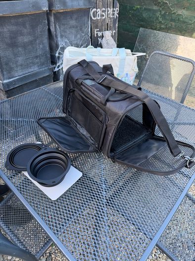 Nobby Black Pet Carrier Bag