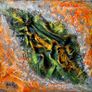 Abstract Gecko Natures Hidden Textures 40x40cm on Canvas Image 2