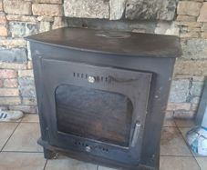 Boru stove with back boiler