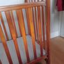 Infant cot made of solid wood in top condition Image 3