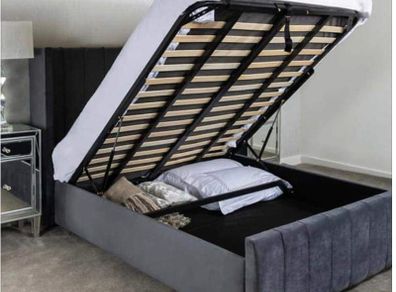 New Gaslift Ottoman Storage Beds Single Size Double Size King Size Superking Size