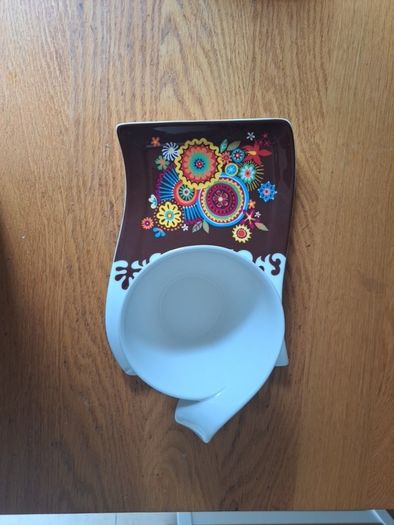 Villeroy & Boch funky cup and saucer