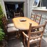 Solid Oak Dining Table and 6 chairs Image 3
