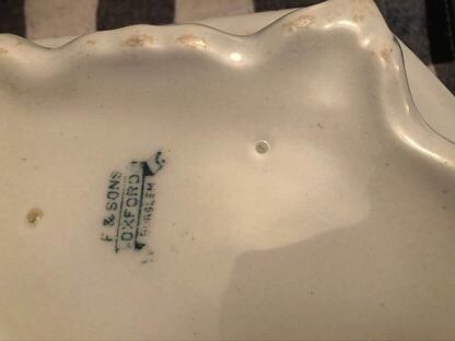 Rare antique burslem serving dish