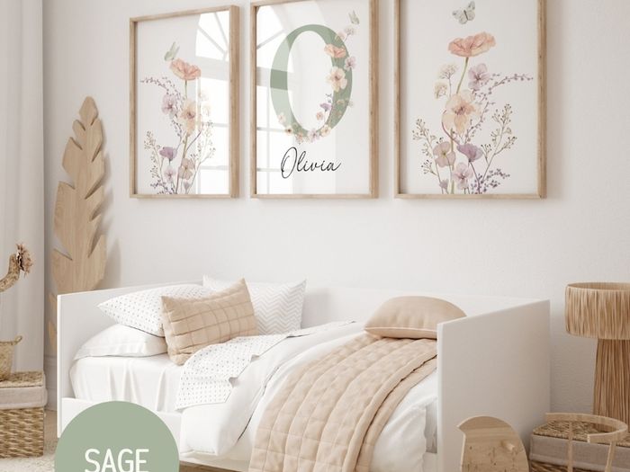 Personalised Girls Wall Art