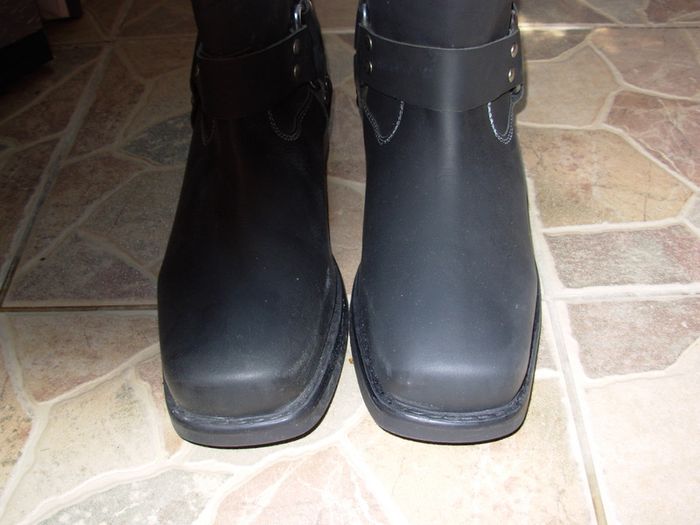 Livergy cowboy biker Western boots genuine leather size 44