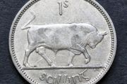 Ireland 1940 shilling silver coin