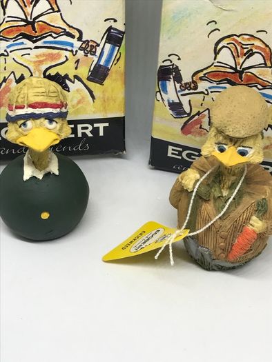 Vintage Eggbert Cavalcade figurines
