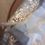 Silver sequin christmas tree skirt Image 5