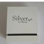 Silver by Absolute Sterling Silver Initial P CZ Disc Pendant Necklace New Boxed  CAN POST Image 3