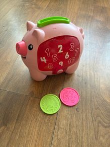 Free Fisher Price counting pig toy