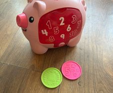 Free Fisher Price counting pig toy