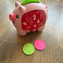 Free Fisher Price counting pig toy