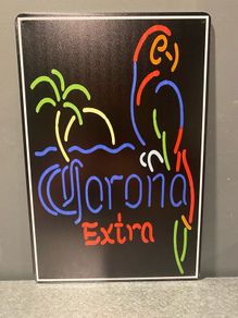Corona Extra neon style Tin Metal Sign