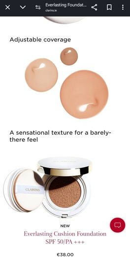 Clarins 103 Everlasting Cushion Foundation