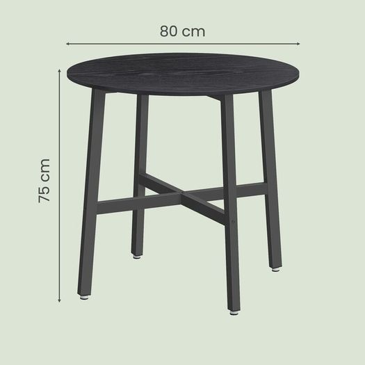 Dining table round wooden