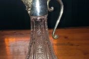 claret jug with silver plated head