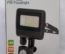 Status Padua 10w LED PIR Floodlight Floodlamp 900 Lumen Black