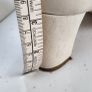 CHLOE Moassin leather off white court Sz 40 (Fit 7.5 - 8 UK) - Rrp 399 euro Image 9