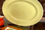 Arklow Pottery Ireland Farmhouse Kitchen Display Platter Pale Yellow 1960s